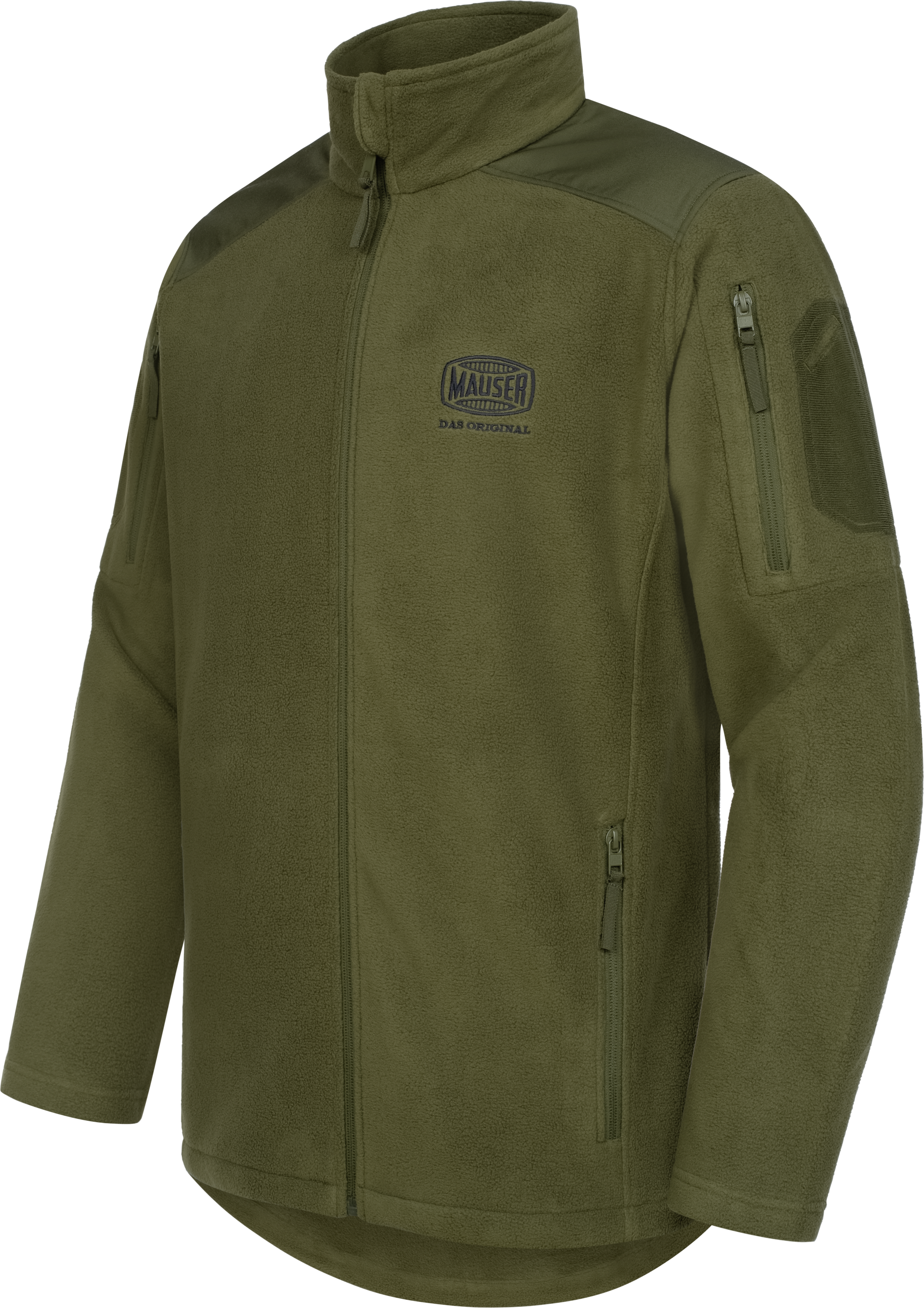 Silent Fleece Jacket matt oliv